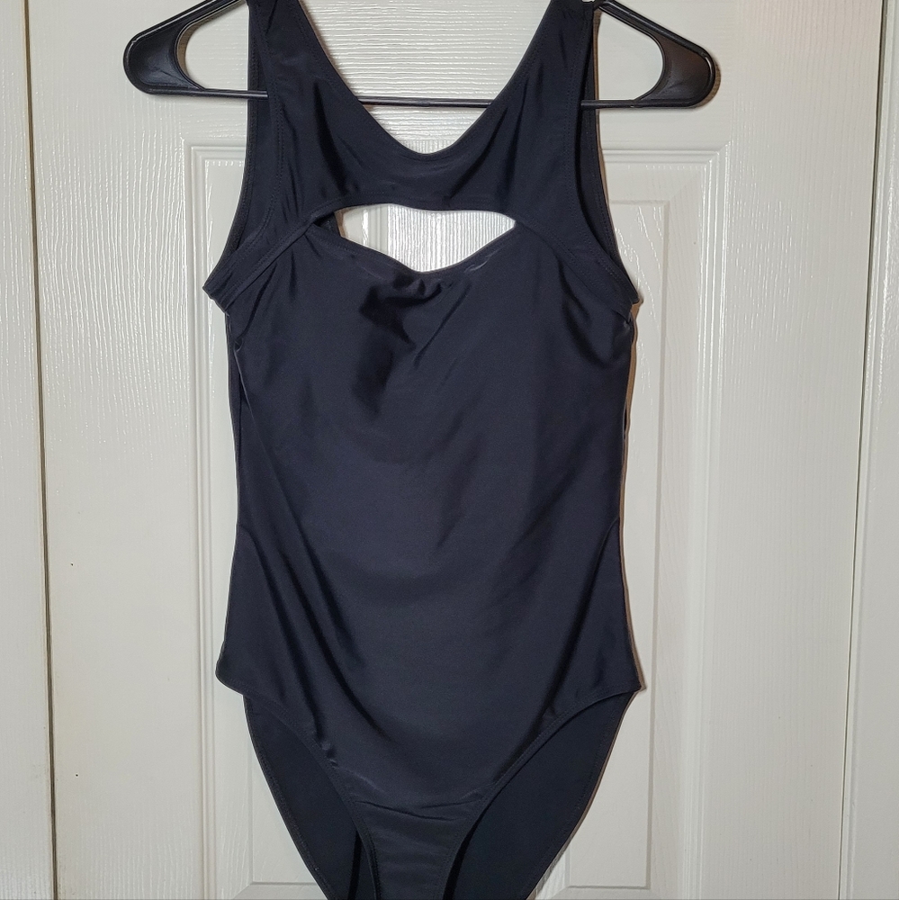 Aeropostale 🖤 Black One-Piece cutout Swimsuit - Size Large